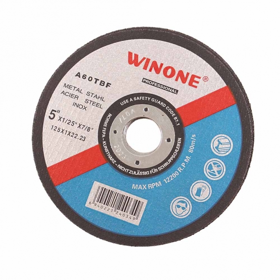 Rezný kotúč Winone 125 x 22,2 mm 10ks
