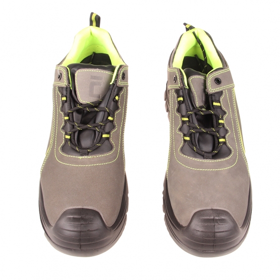 Pracovné topánky S3 SRC šedo-zelené vel.38