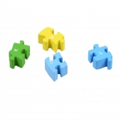 Vzdělávací drevené puzzle sova